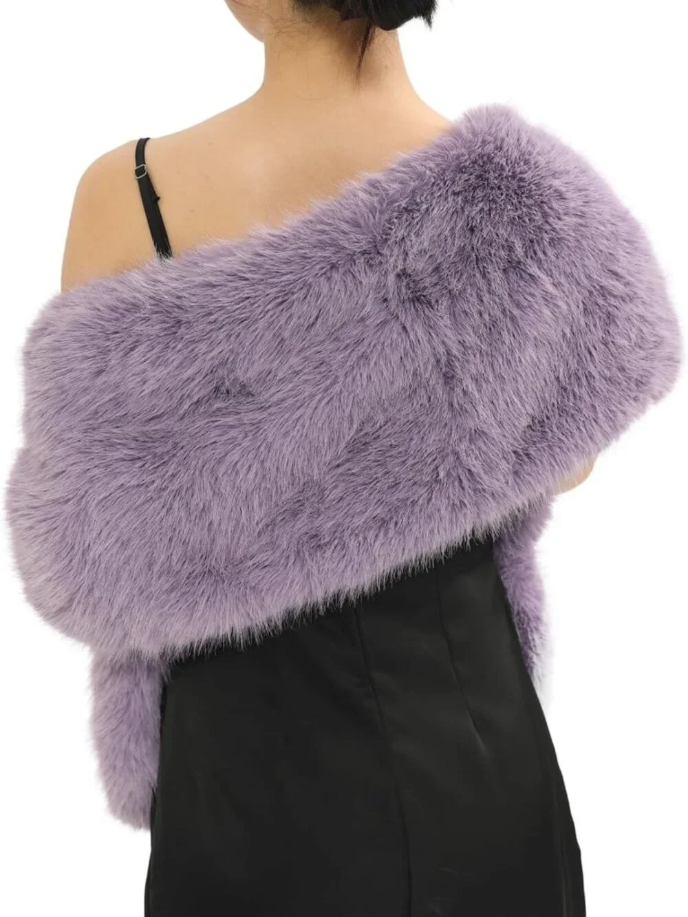 Cozy Faux Fur Collar Scarf for Women - Stylish Neck Shrug for Fall & Winter